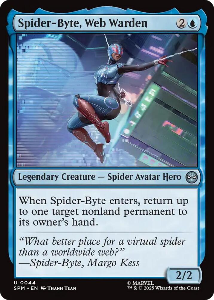 Spider-Byte, Web Warden 44 (Marvel's Spider-Man)  - Foil | Good Games Modbury