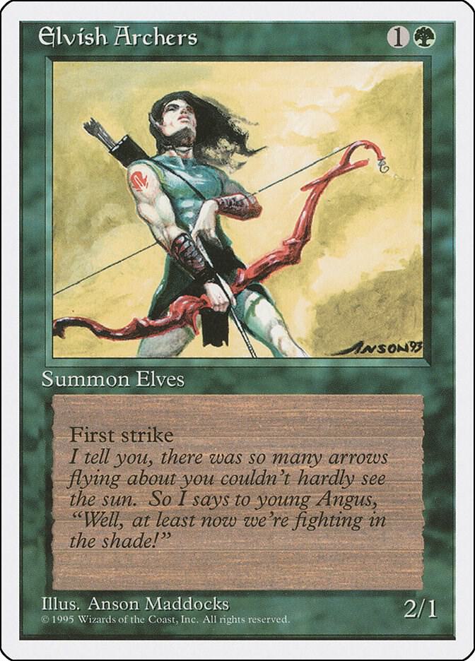 Elvish Archers 243/378 (Fourth Edition)  | Good Games Modbury