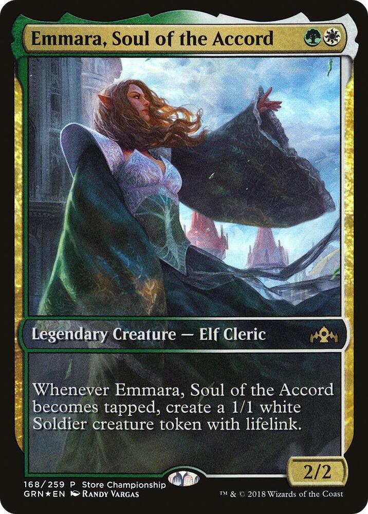 Emmara, Soul of the Accord 168/259 (Game Day & Store Championship Promos)  - Full Art Foil | Good Games Modbury
