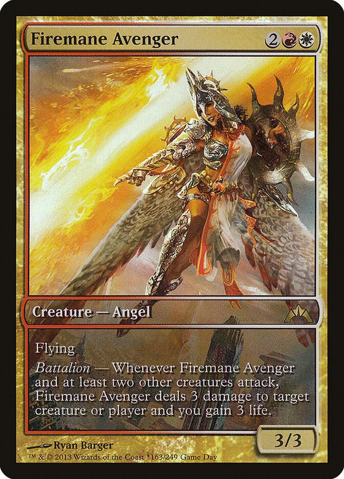 Firemane Avenger 163 (Game Day & Store Championship Promos)  - Full Art Foil | Good Games Modbury