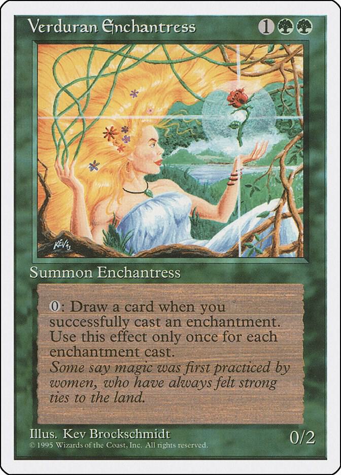 Verduran Enchantress 281/378 (Fourth Edition)  | Good Games Modbury