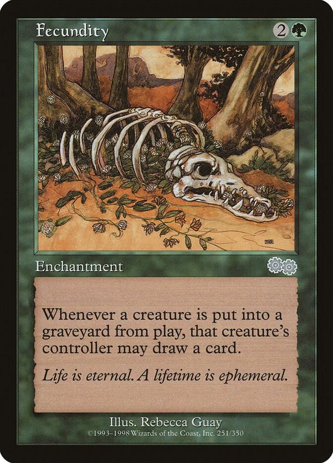 Fecundity 251/350 (Urza's Saga)  | Good Games Modbury