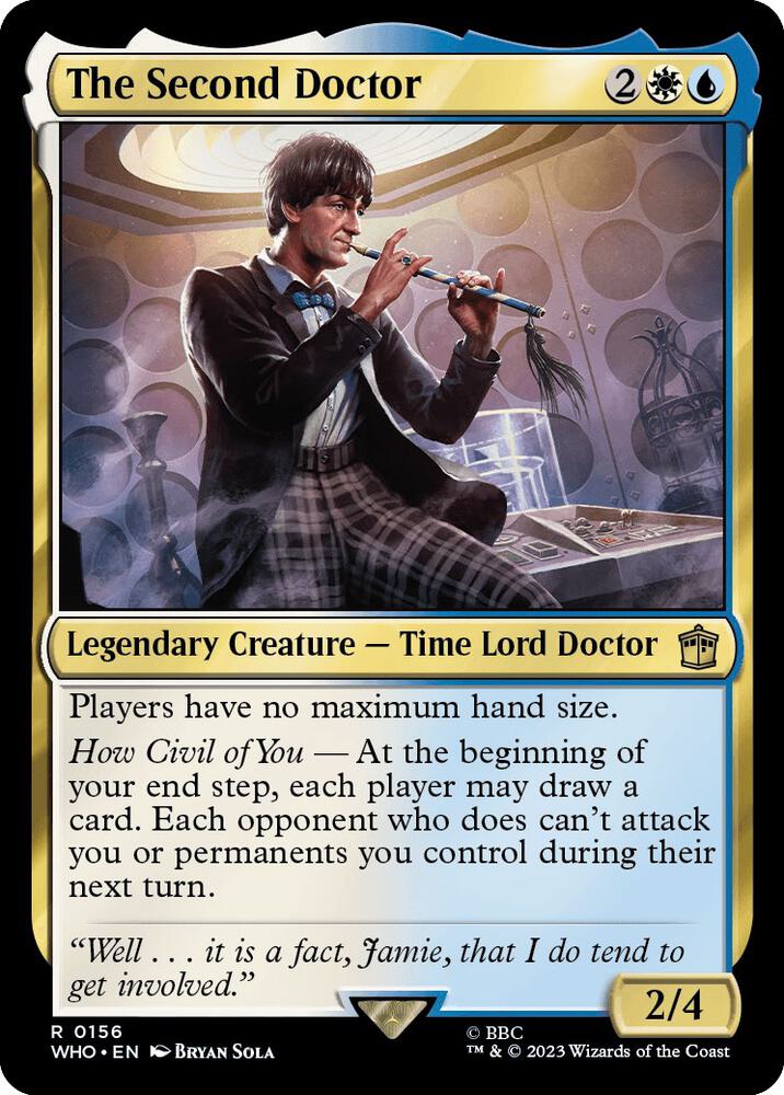 The Second Doctor 156 (Universes Beyond: Doctor Who)  - Foil | Good Games Modbury