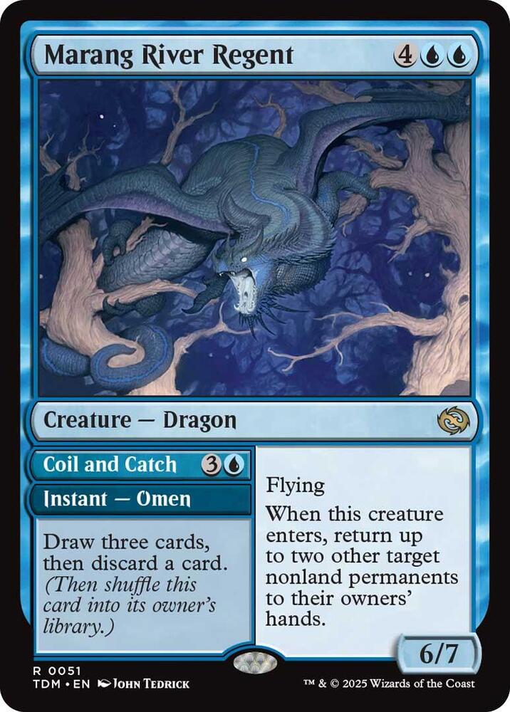 Marang River Regent // Coil and Catch 51 (Tarkir: Dragonstorm)  - Foil | Good Games Modbury