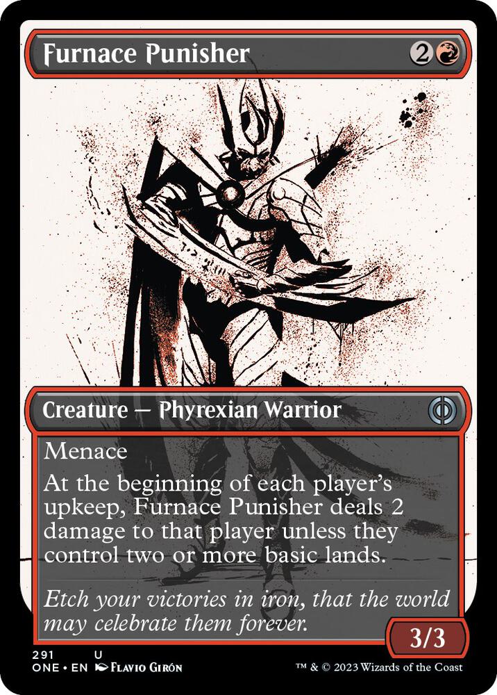 Furnace Punisher 291/271 (Phyrexia: All Will Be One)  - Showcase | Good Games Modbury
