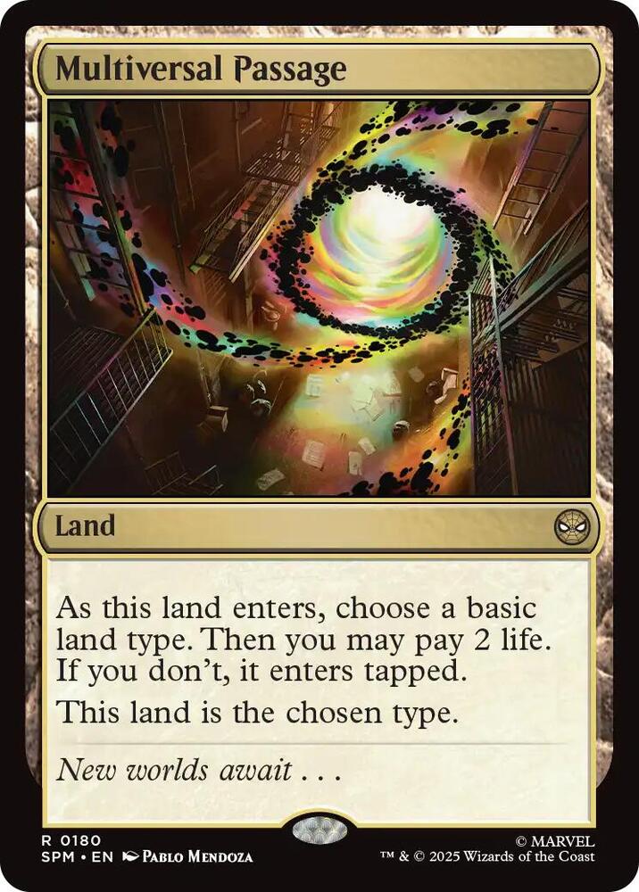 Multiversal Passage 180/198 (Marvel's Spider-Man)  - Foil | Good Games Modbury