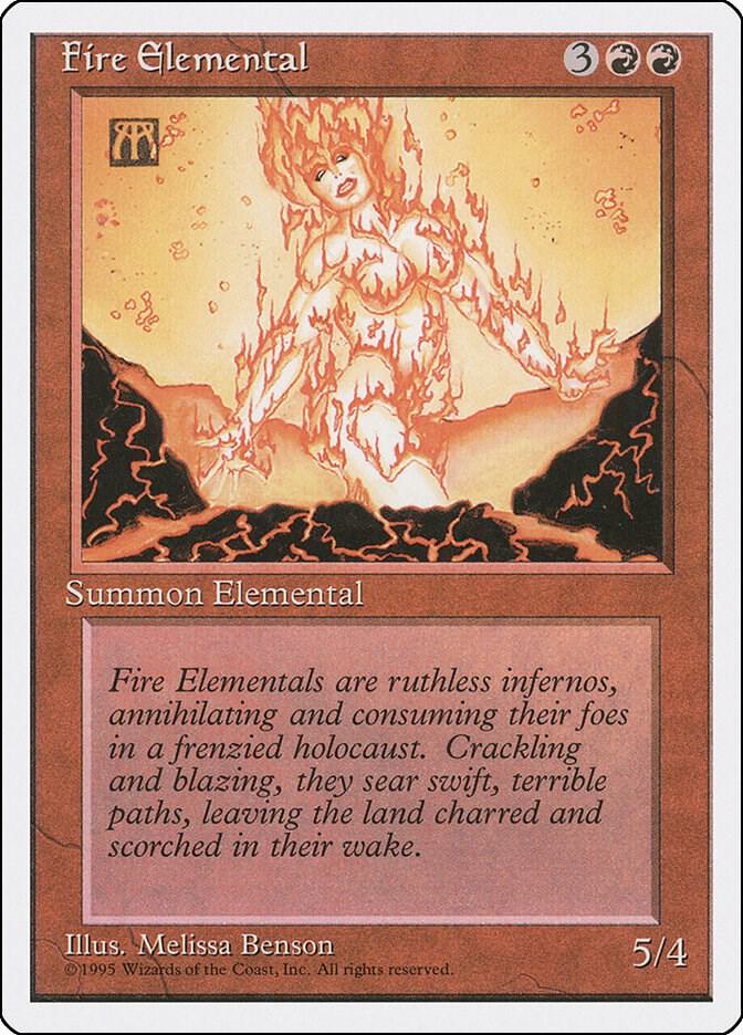 Fire Elemental 191/378 (Fourth Edition)  | Good Games Modbury