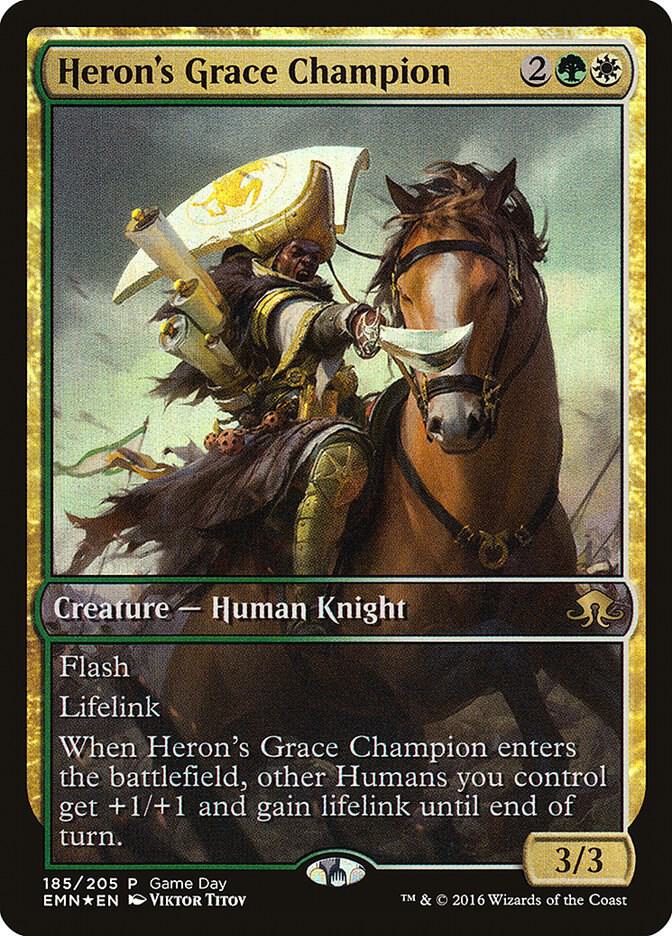 Heron's Grace Champion 185/77 (Game Day & Store Championship Promos)  - Full Art Foil | Good Games Modbury