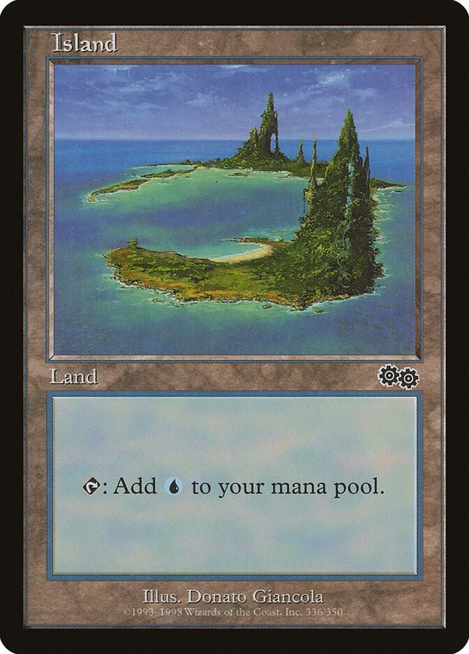 Island 336/350 (Urza's Saga)  | Good Games Modbury