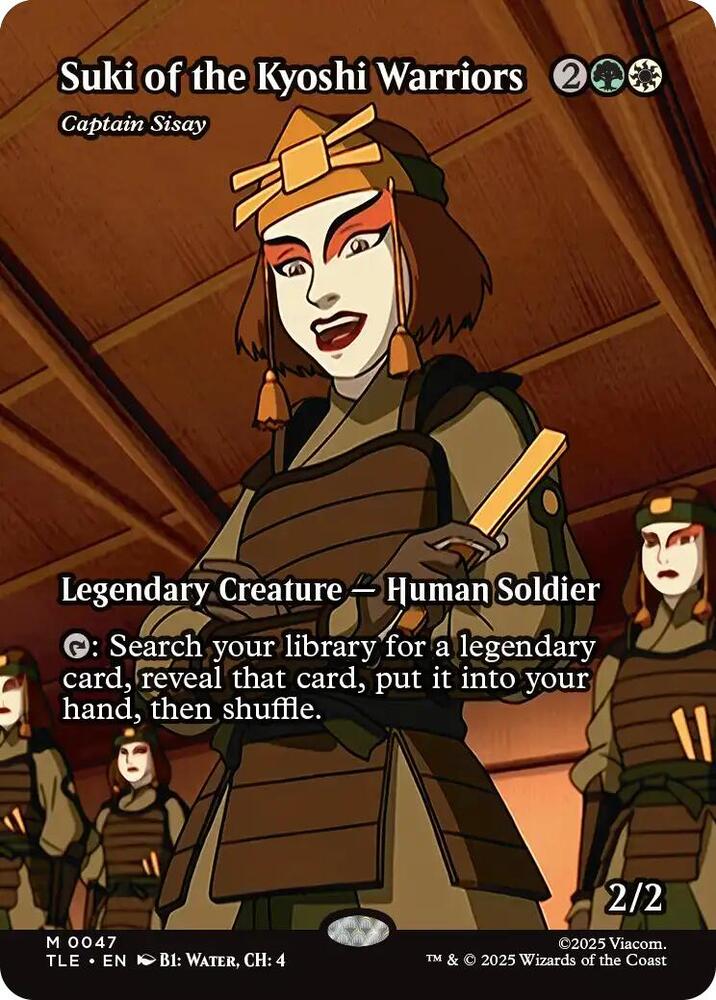 Suki of the Kyoshi Warriors - Captain Sisay 47 (Avatar: The Last Airbender: Eternal-Legal)  - Borderless | Good Games Modbury