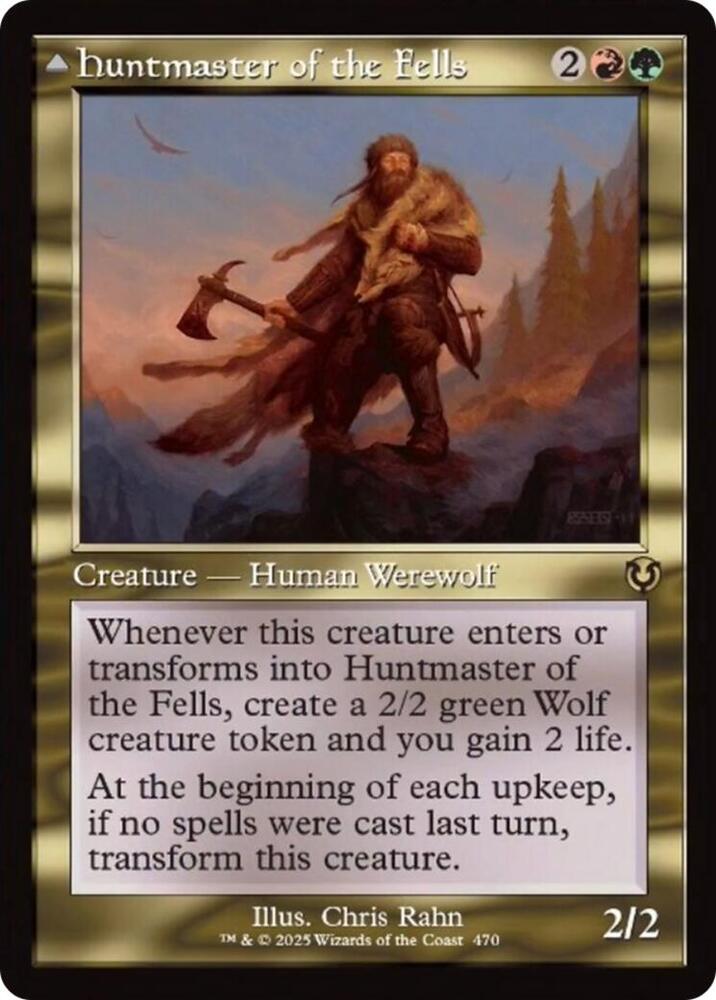 Huntmaster of the Fells // Ravager of the Fells 470/287 (Innistrad Remastered)  - Retro | Good Games Modbury