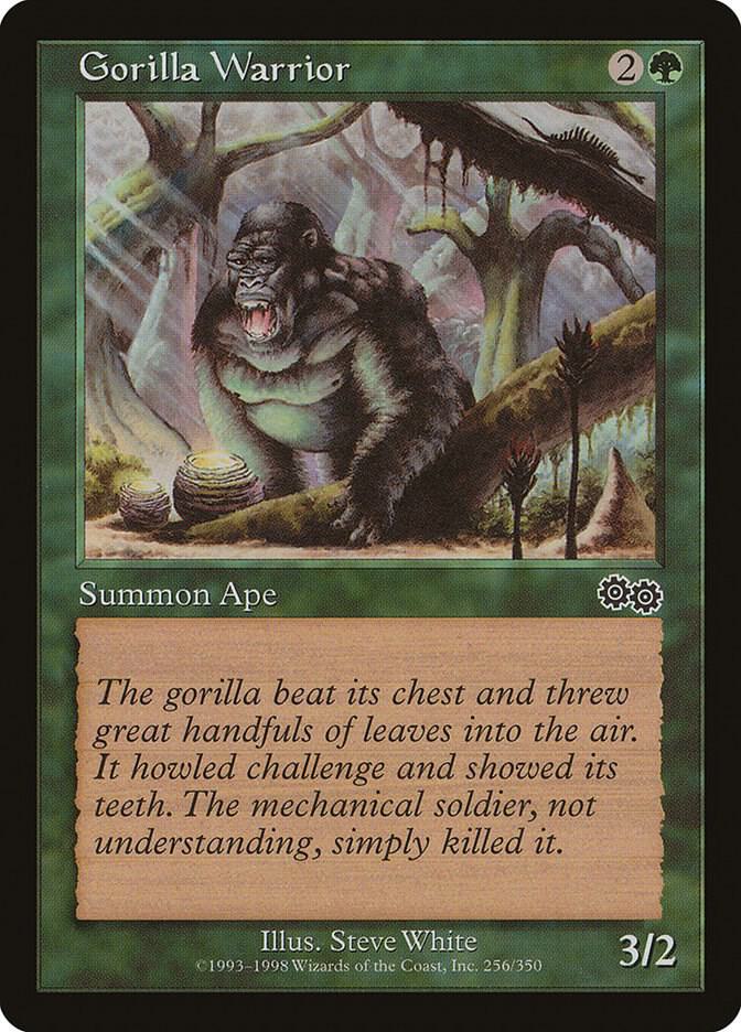 Gorilla Warrior 256/350 (Urza's Saga)  | Good Games Modbury