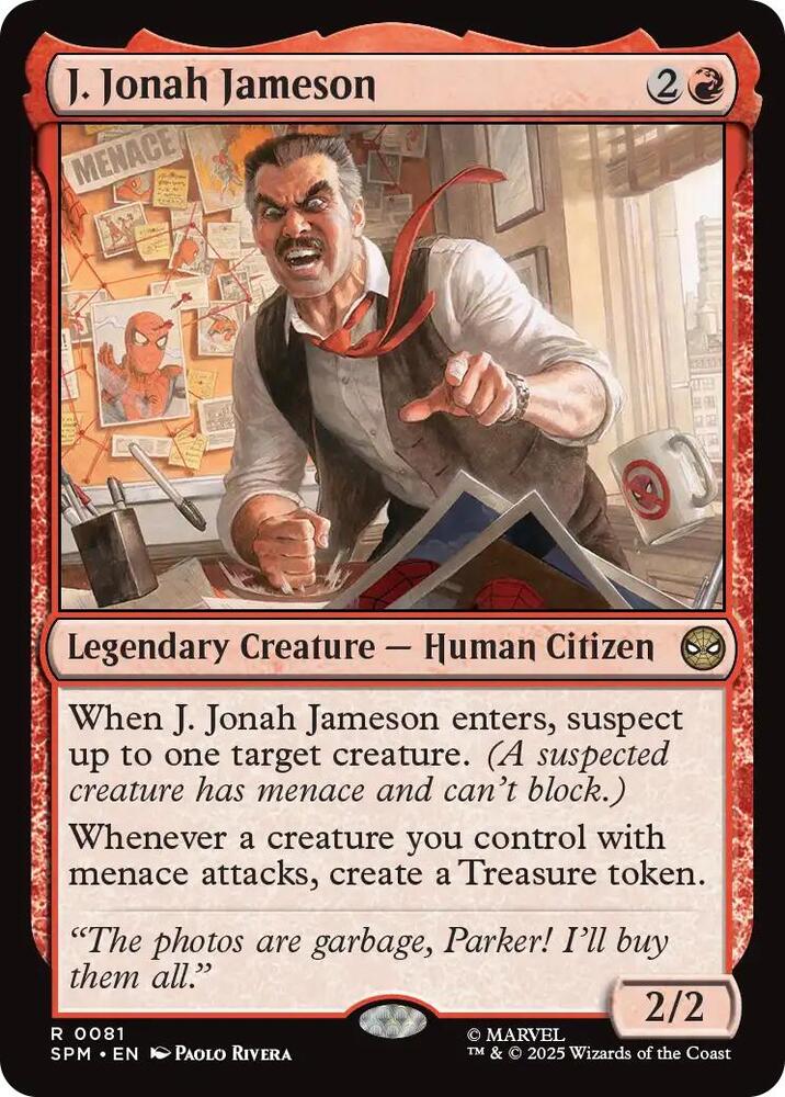 J. Jonah Jameson 81 (Marvel's Spider-Man)  - Foil | Good Games Modbury
