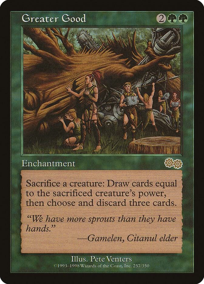Greater Good 257/350 (Urza's Saga)  | Good Games Modbury
