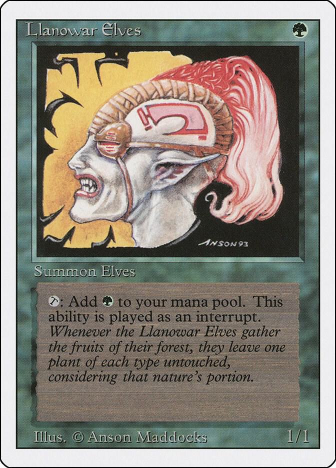 Llanowar Elves 211/306 (Revised Edition)  | Good Games Modbury