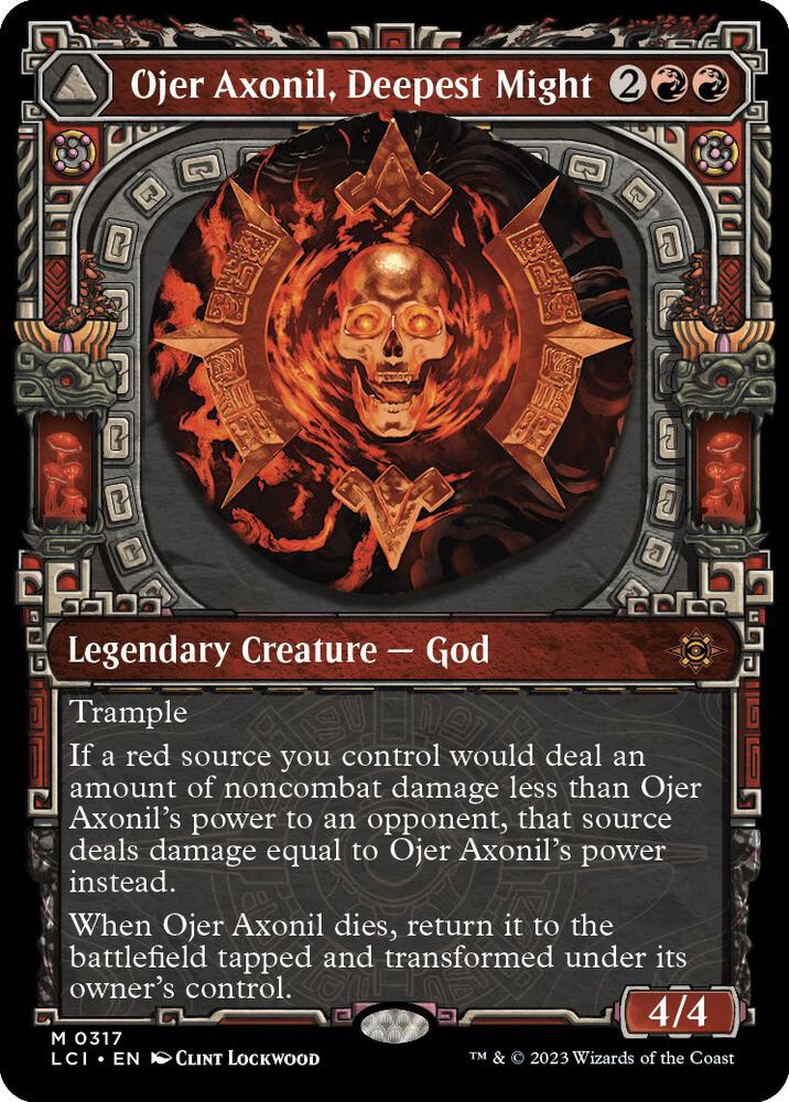Ojer Axonil, Deepest Might // Temple of Power 317 (The Lost Caverns of Ixalan)  - Showcase Foil | Good Games Modbury