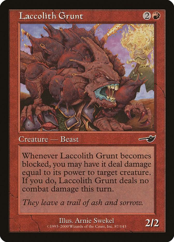 Laccolith Grunt 87/143 (Nemesis)  | Good Games Modbury