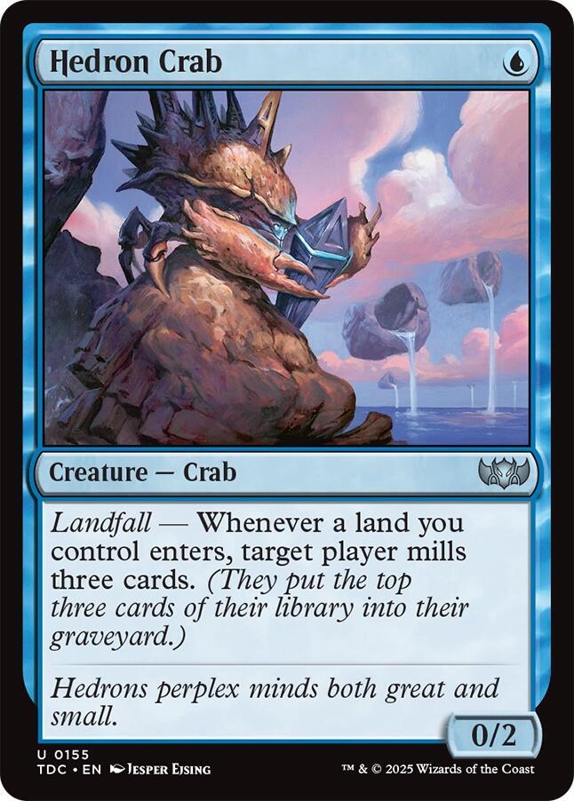 Hedron Crab 155 (Commander: Tarkir: Dragonstorm)  | Good Games Modbury