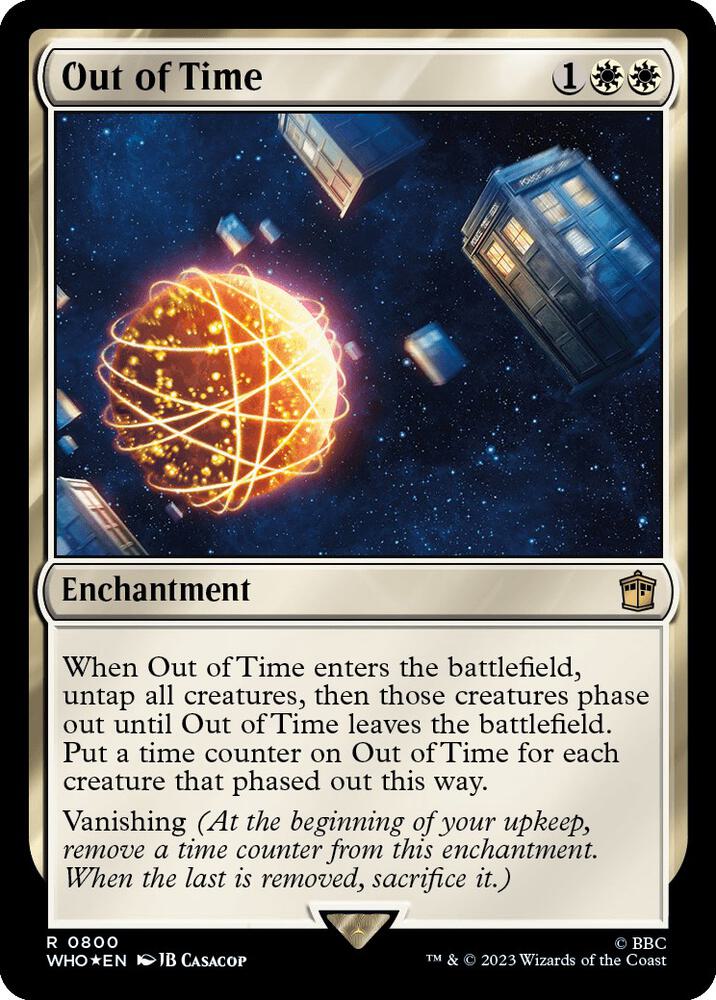 Out of Time 800/331 (Universes Beyond: Doctor Who)  - Surge Foil | Good Games Modbury