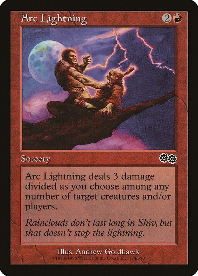 Arc Lightning 174 (Urza's Saga)  | Good Games Modbury