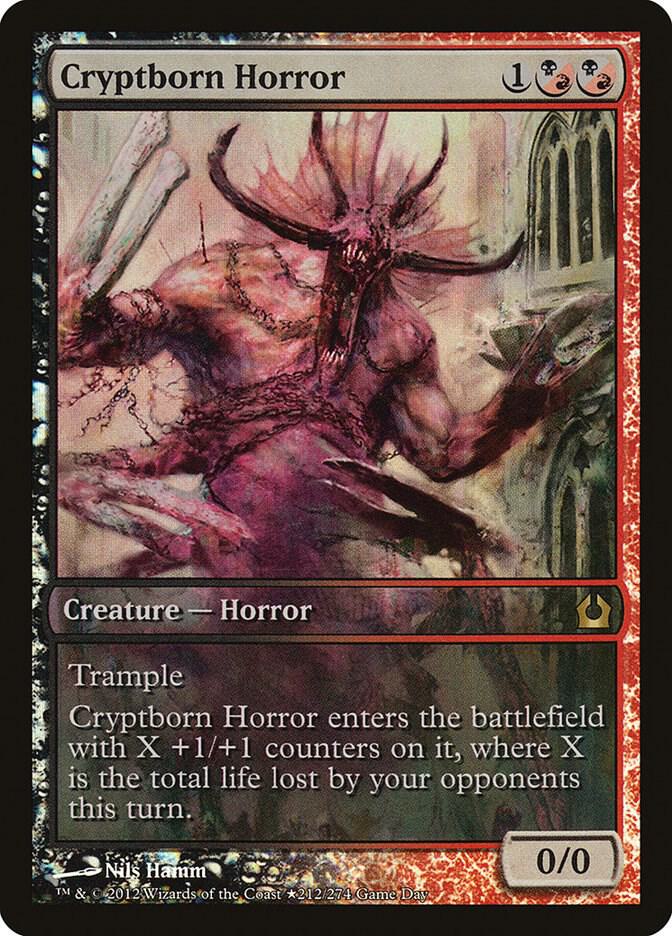 Cryptborn Horror 212/10 (Game Day & Store Championship Promos)  - Full Art Foil | Good Games Modbury