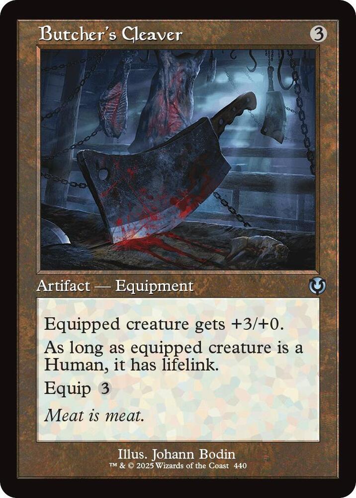 Butcher's Cleaver 440/287 (Innistrad Remastered)  - Retro Foil | Good Games Modbury