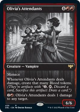 Olivias Attendants 439/534 (Innistrad: Double Feature)  - Foil | Good Games Modbury