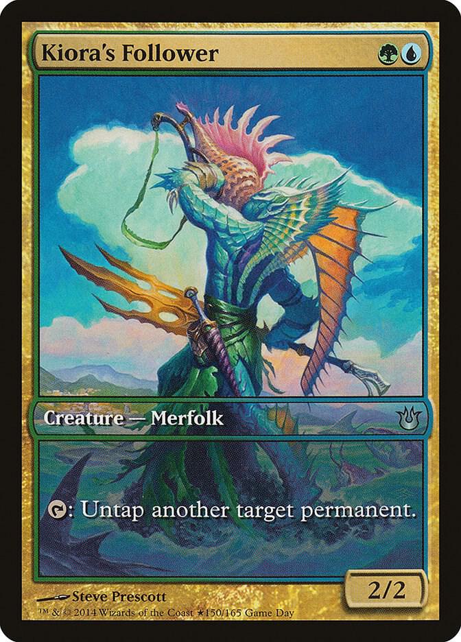 Kiora's Follower 150/9 (Game Day & Store Championship Promos)  - Full Art | Good Games Modbury