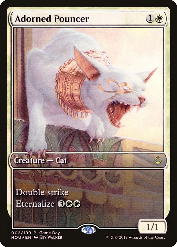 Adorned Pouncer 2 (Game Day & Store Championship Promos)  - Full Art Foil | Good Games Modbury