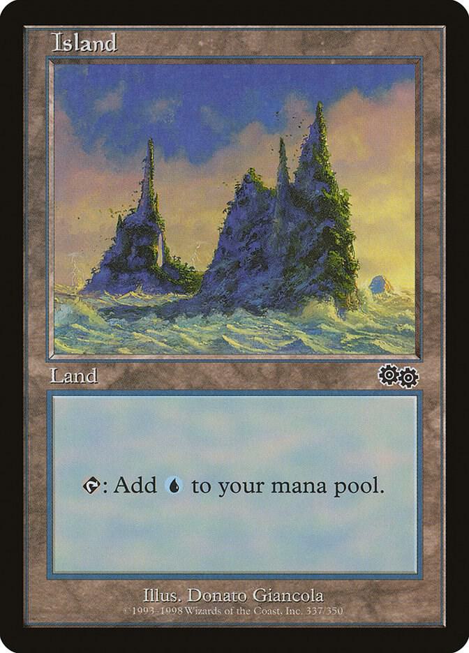 Island 337/350 (Urza's Saga)  | Good Games Modbury