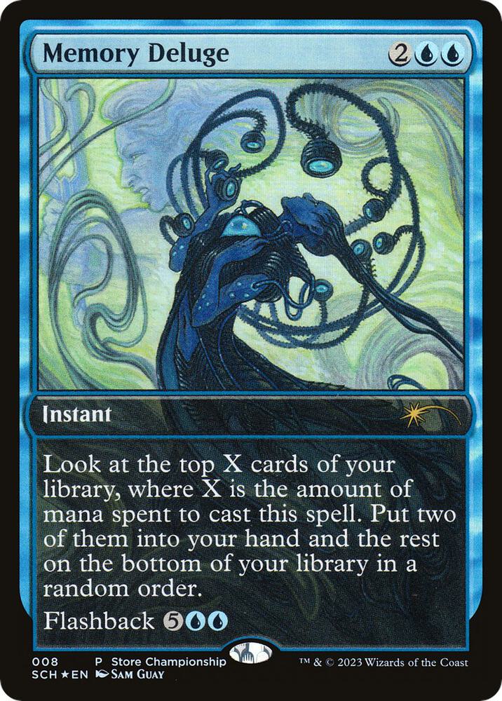 Memory Deluge 8 (Game Day & Store Championship Promos)  - Full Art Foil | Good Games Modbury