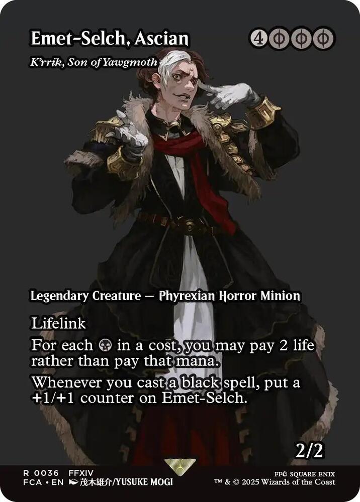 Emet-Selch, Ascian - K'rrik, Son of Yawgmoth 36/64 (FINAL FANTASY: Through the Ages)  - Showcase | Good Games Modbury