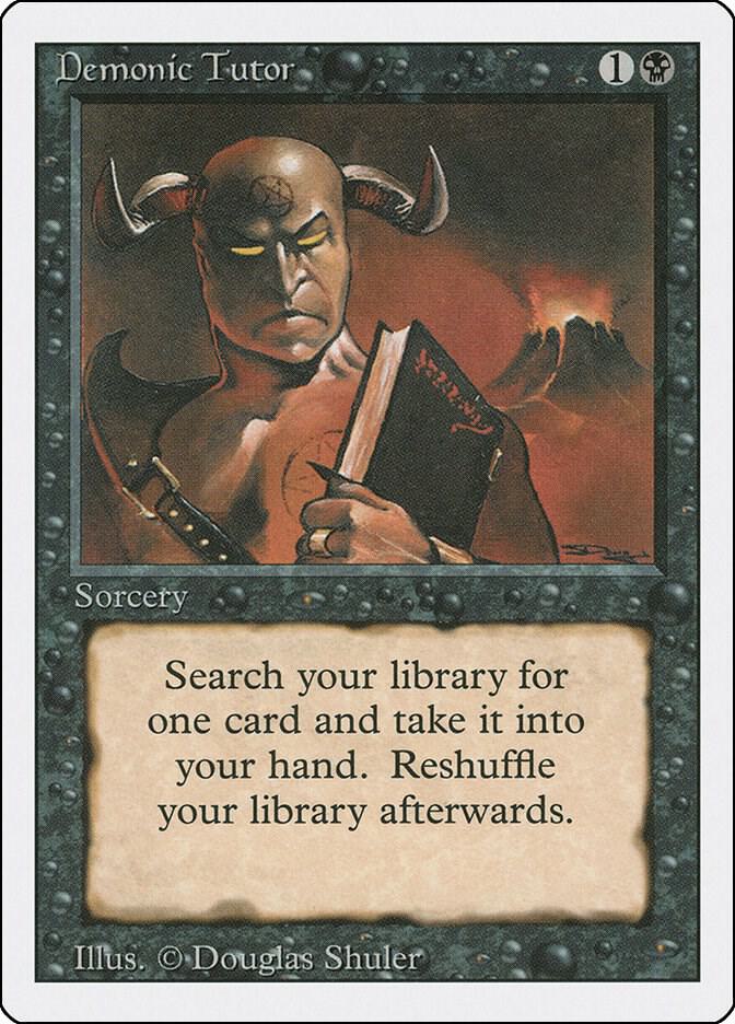 Demonic Tutor 105/306 (Revised Edition)  | Good Games Modbury