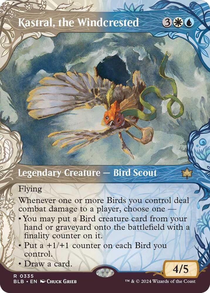 Kastral, the Windcrested 335 (Bloomburrow)  - Showcase Foil | Good Games Modbury