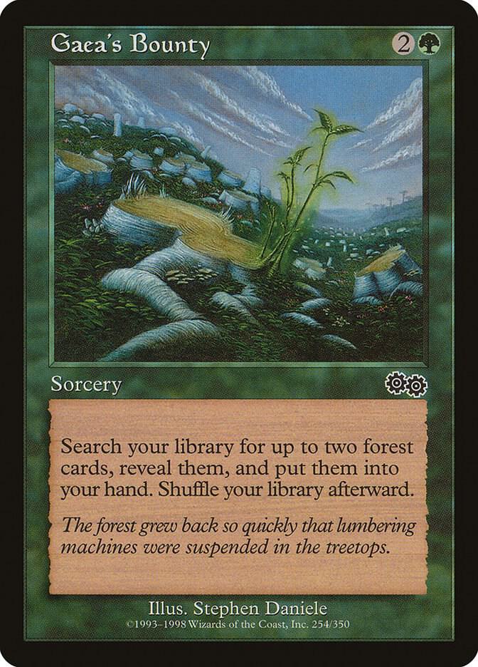 Gaea's Bounty 254/350 (Urza's Saga)  | Good Games Modbury