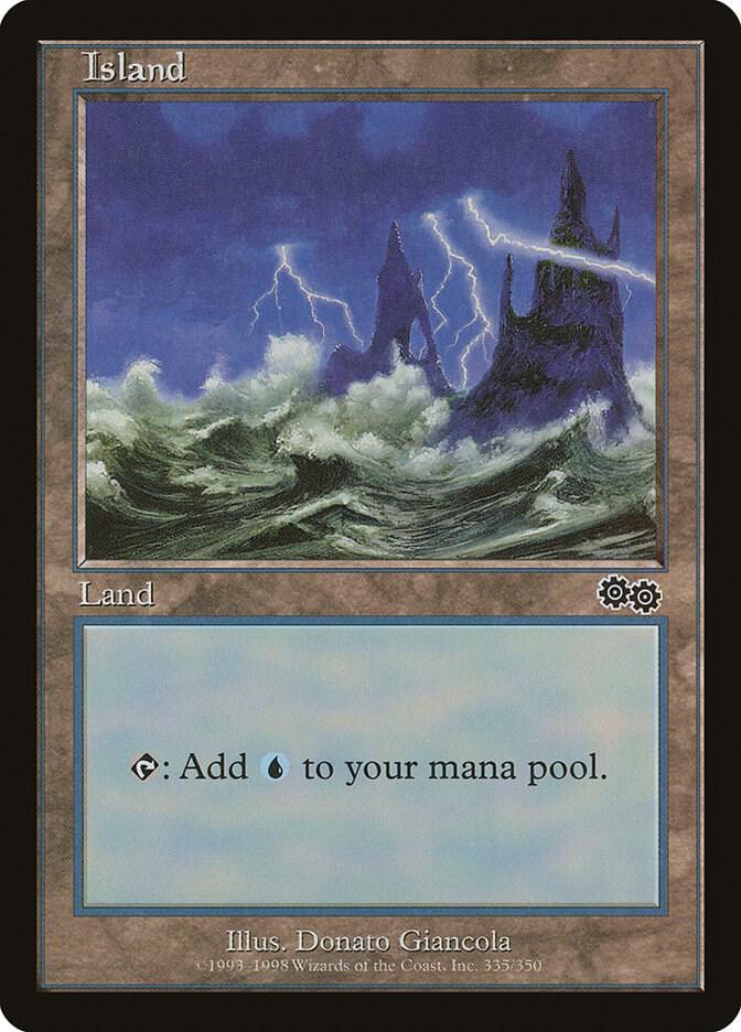 Island 335/350 (Urza's Saga)  | Good Games Modbury