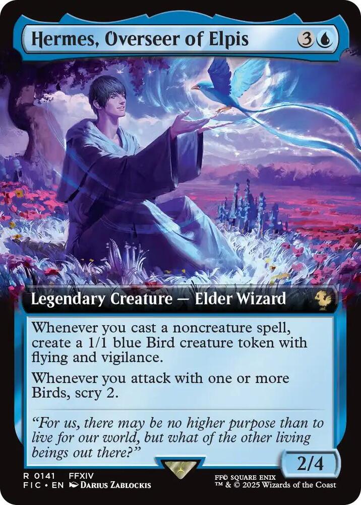 Hermes, Overseer of Elpis 141/100 (Commander: FINAL FANTASY)  - Extended Art | Good Games Modbury