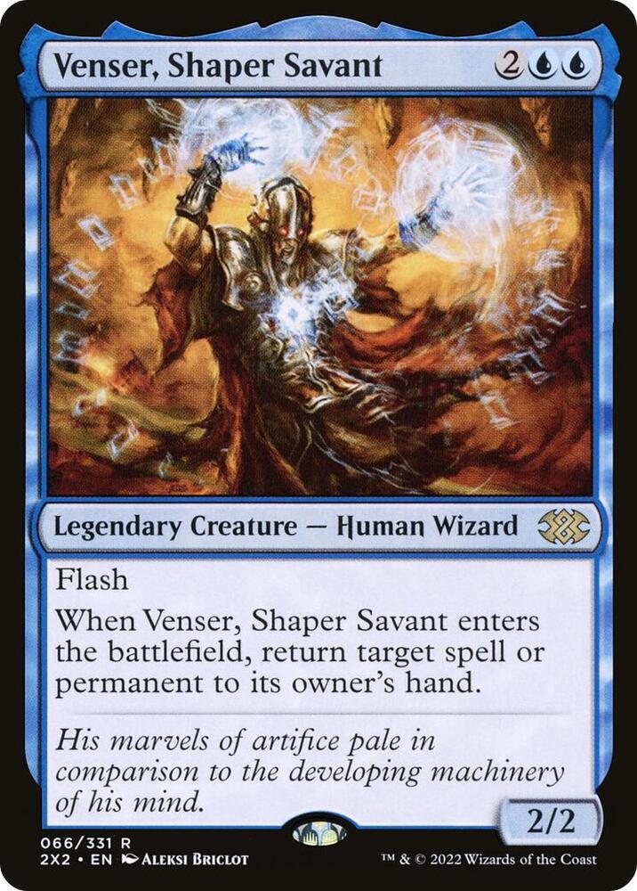 Venser Shaper Savant 66 (Double Masters 2022)  | Good Games Modbury