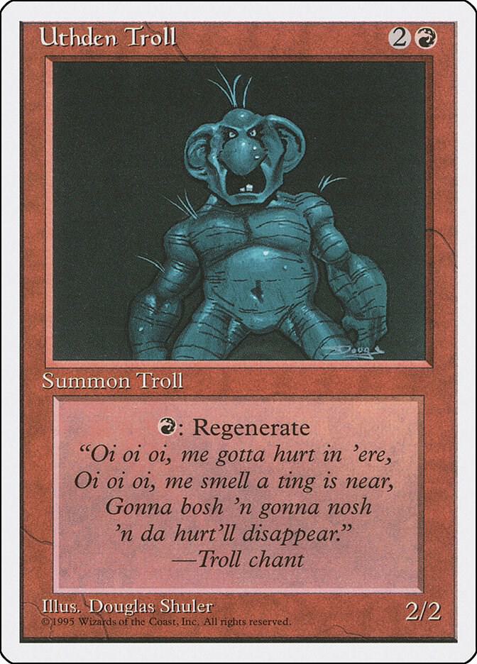 Uthden Troll 228/378 (Fourth Edition)  | Good Games Modbury