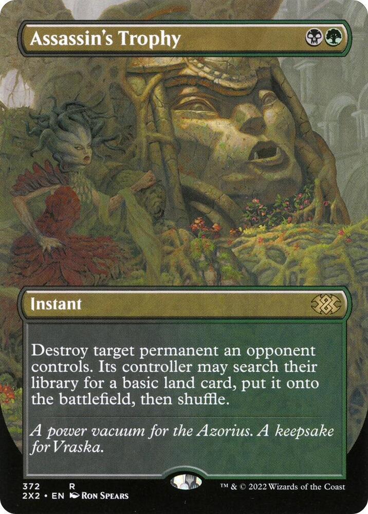 Assassins Trophy Borderless 372/331 (Double Masters 2022)  - Foil | Good Games Modbury