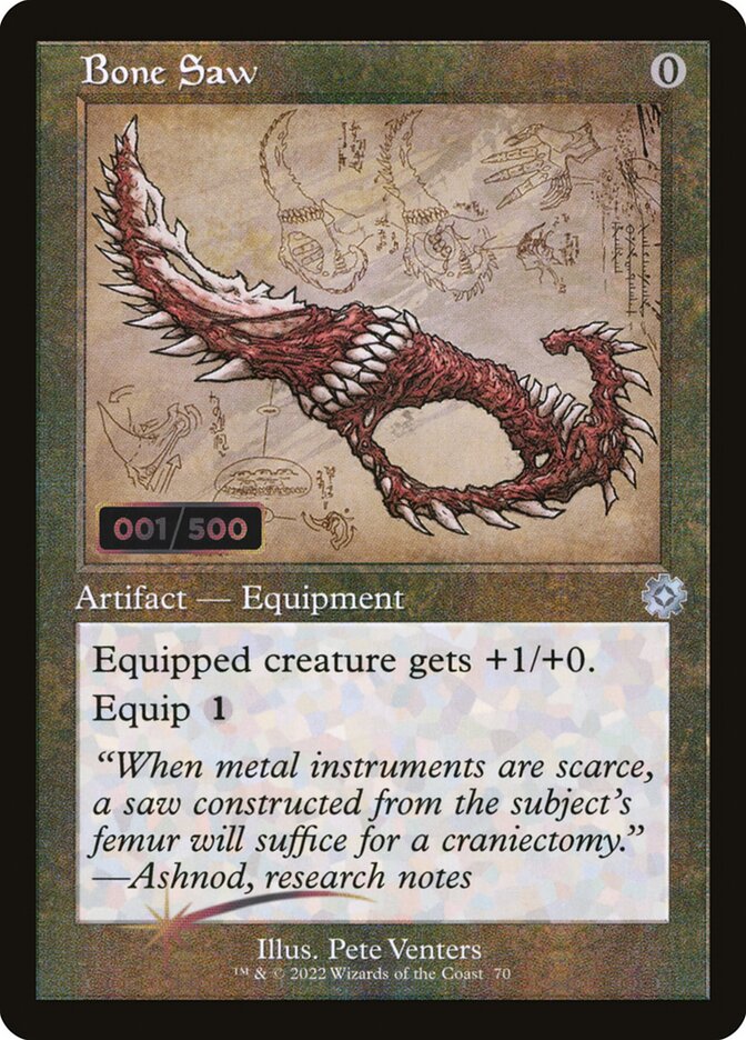 Bone Saw 70z/63 (The Brothers' War: Retro Frame Artifacts)  - Foil | Good Games Modbury