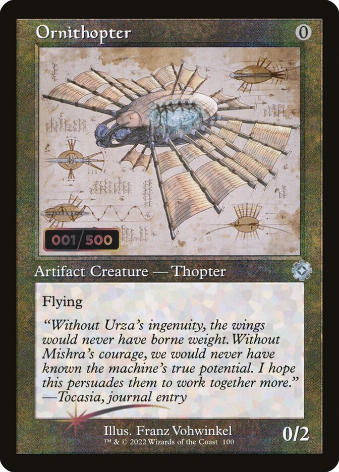 Ornithopter 100z/63 (The Brothers' War: Retro Frame Artifacts)  - Foil | Good Games Modbury