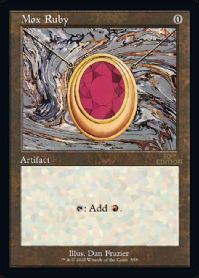 Mox Ruby 558/594 (30th Anniversary Edition)  | Good Games Modbury