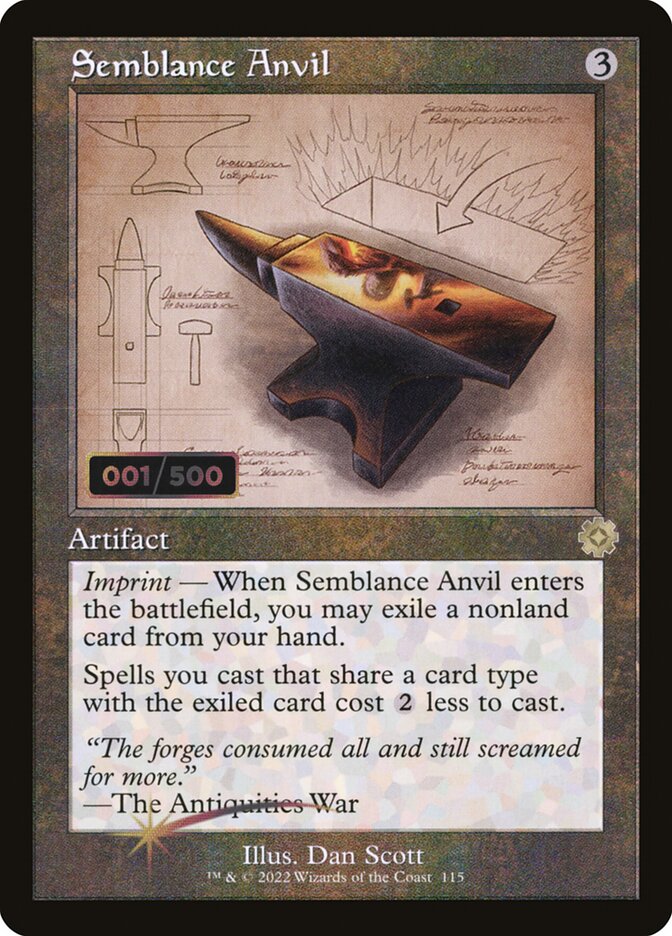 Semblance Anvil 115z/63 (The Brothers' War: Retro Frame Artifacts)  - Foil | Good Games Modbury