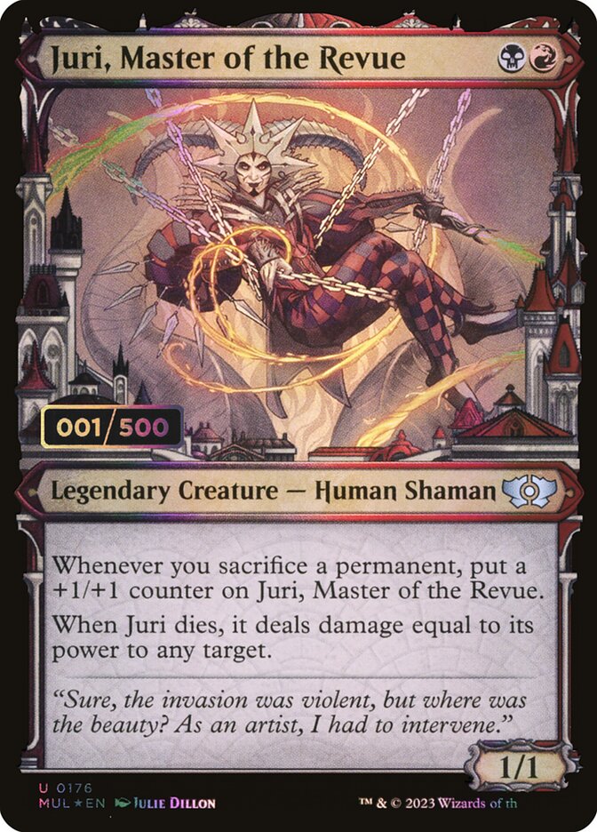 Juri, Master of the Revue Seralized 176z/65 (March of the Machine: Multiverse Legends)  - Double Rainbow Foil | Good Games Modbury