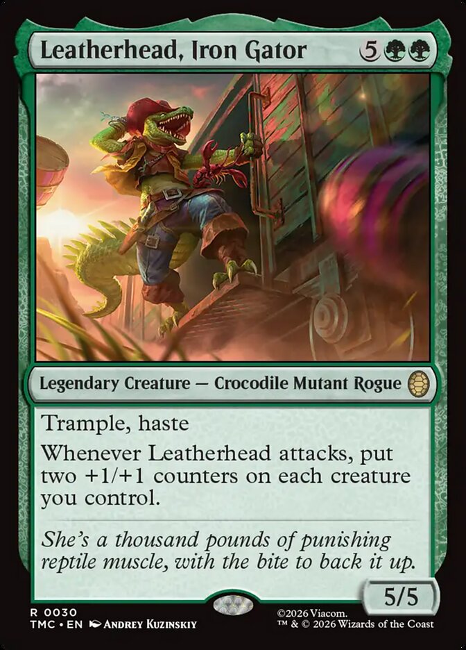 Leatherhead, Iron Gator 30 (Commander: Teenage Mutant Ninja Turtles)  | Good Games Modbury