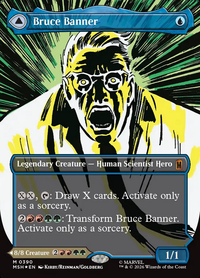 Bruce Banner // The Incredible Hulk (Dupe) 390 (Marvel Super Heroes)  - Borderless Foil | Good Games Modbury