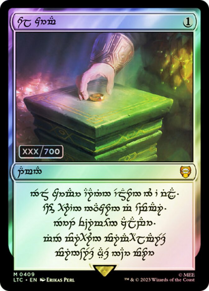 Sol Ring Dwarven 0409 Serial Numbered 409 (Commander: The Lord of the Rings: Tales of Middle-earth)  - Double Rainbow Foil | Good Games Modbury