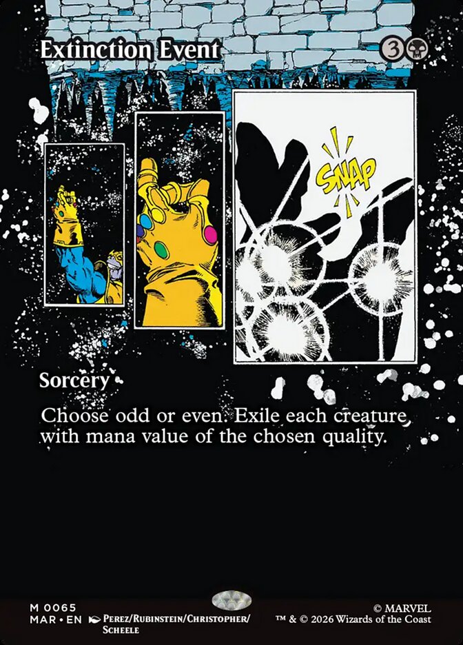 Extinction Event 65 (Marvel Universe Eternal-Legal)  - Borderless Foil | Good Games Modbury
