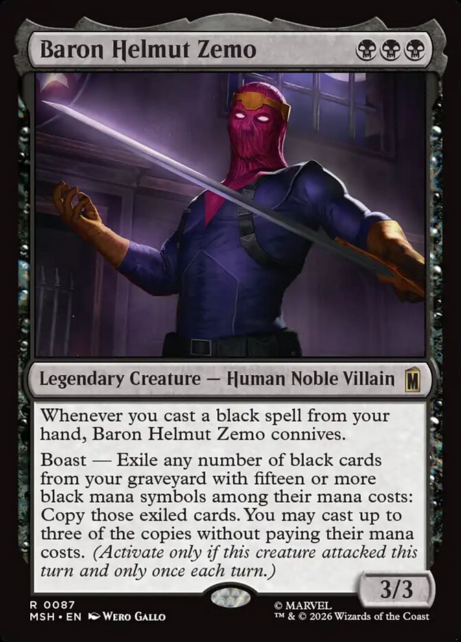 Baron Helmut Zemo 87 (Marvel Super Heroes)  | Good Games Modbury